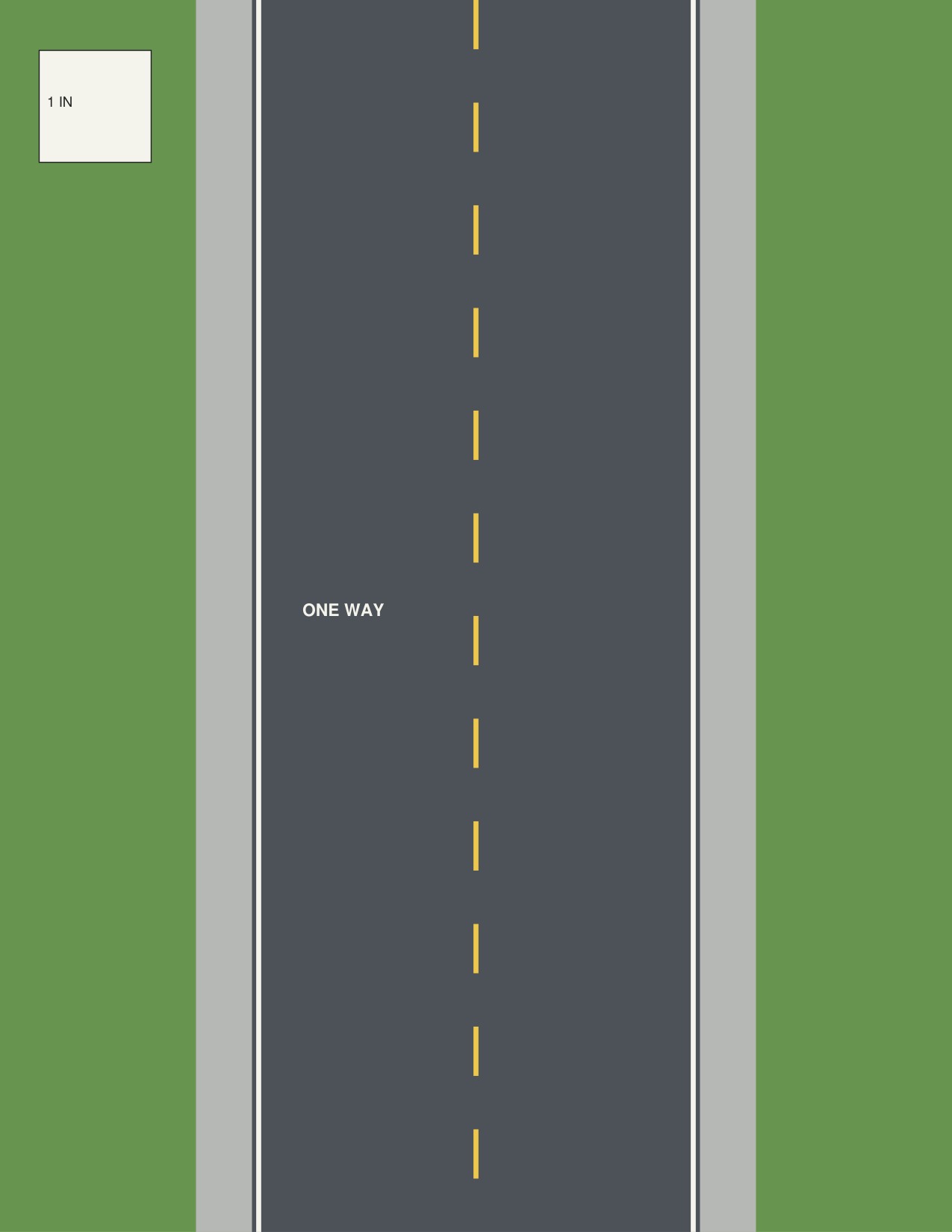 One Way Street page 1 full-size JPG preview