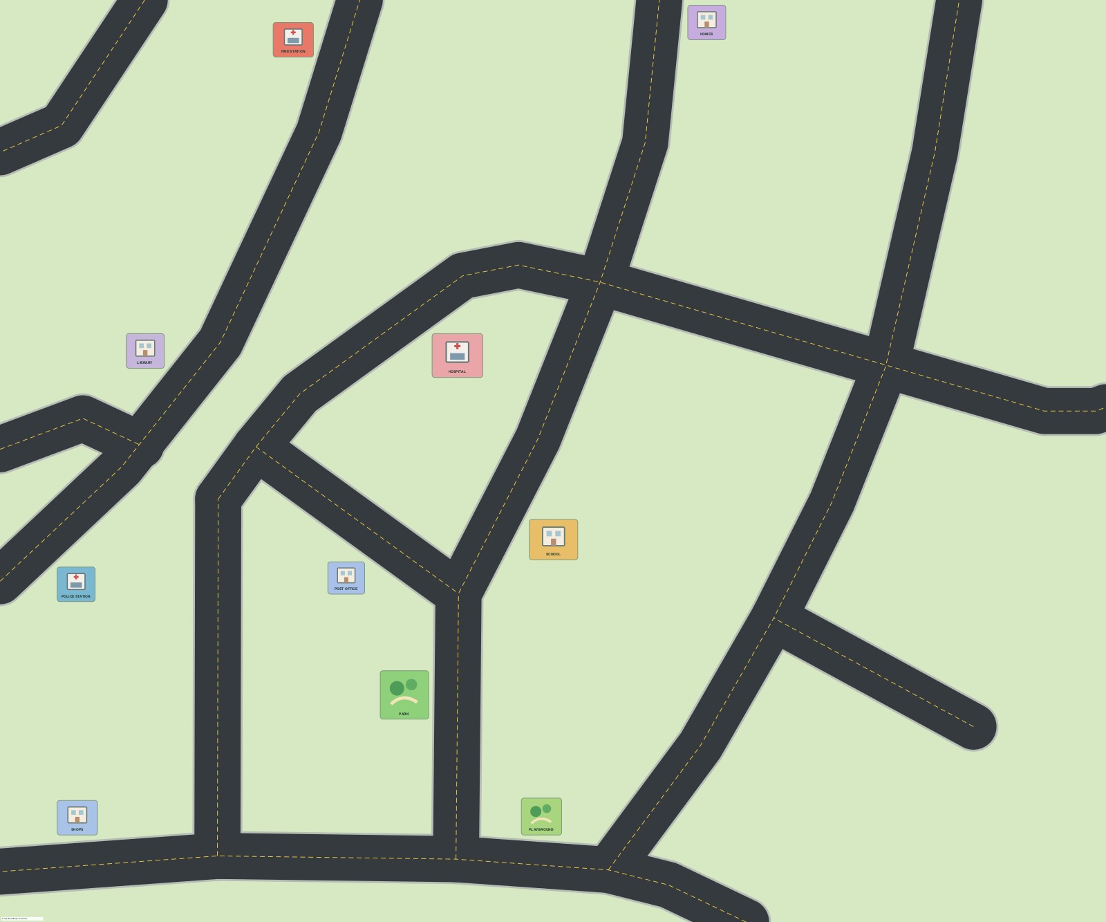 Measured street plan preview for 10-Place Town